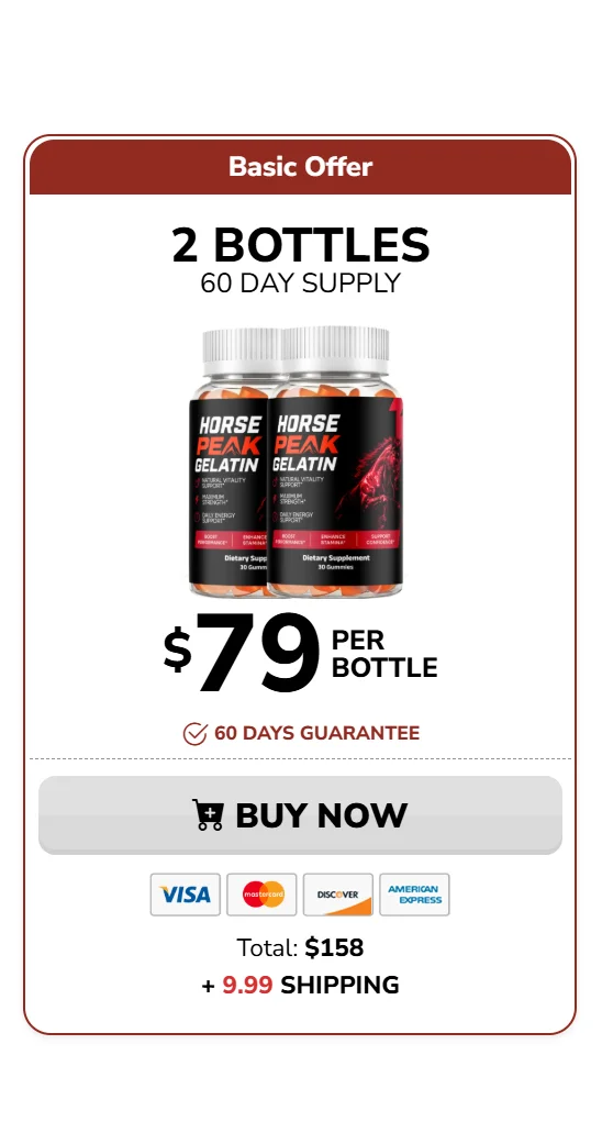 Horse Peak Gelatin™ 2 bottles pricing